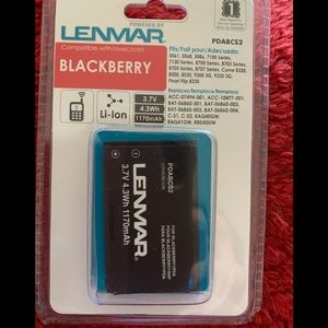 Lenmar Blackberry replacement battery NWT